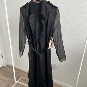 Naked wardrobe black duster